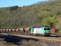 Un train de marchandises