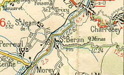 Carte du tacot de la mine