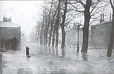 Inondation 1910 rue du Général Fauconnet