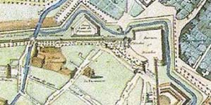 Plan du fossé nord-est 1767