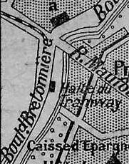 Plan du Faubourg Bretonnière