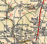 Carte Meuilley Gevrey