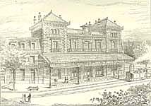 Dessin gare Sévigné