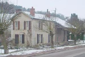 Gare du tacot à Bligny côté sud