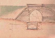 Construction du pont de l'Héritan