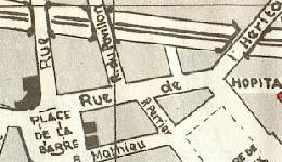 Extrait du plan de la ville de Mâcon