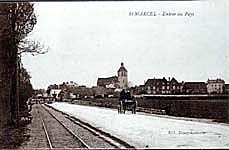 Voie à l'entrée de St-Marcel